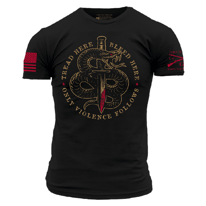Only Violence Follows T-Shirt - Black