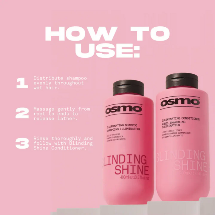 Osmo Blinding Shine Shampoo 100ml & Conditioner 75ml Twin