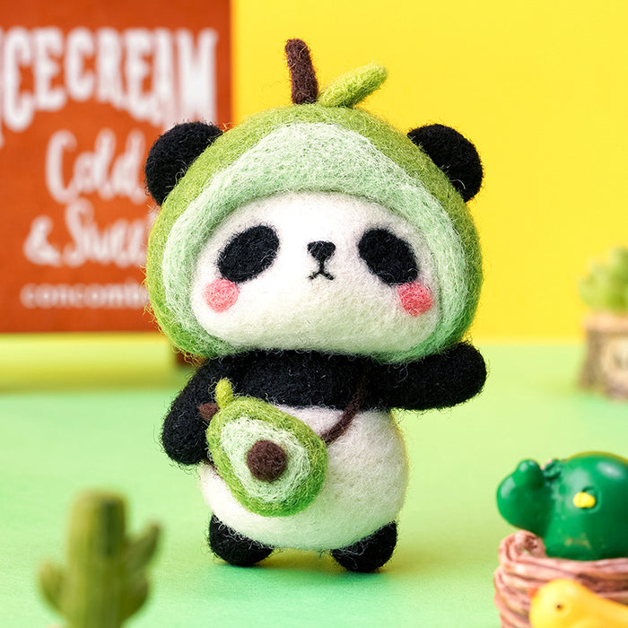 Avocado Panda / Desktop Ornament Style