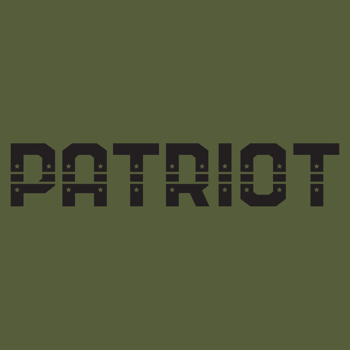 Grunt Style Patriot Long Sleeve - Military Green artwork