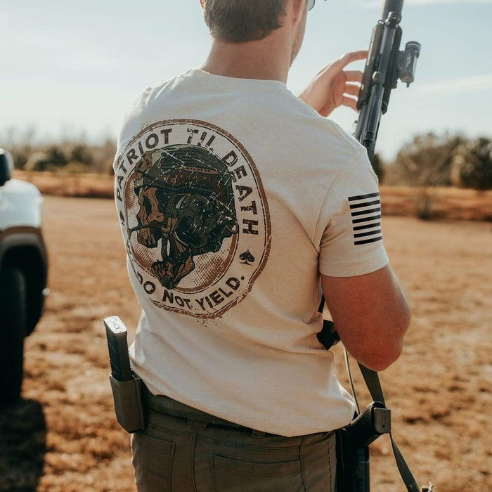 Grunt Style Patriot Seal T-Shirt - Sand T-Shirt