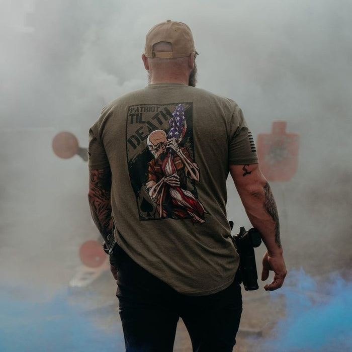 Grunt Style Patriot Til' Death T-Shirt - Military Green T-Shirt