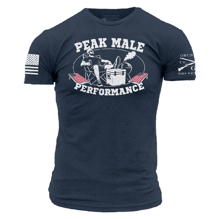 Peak Male Performance T-Shirt - Midnight Navy