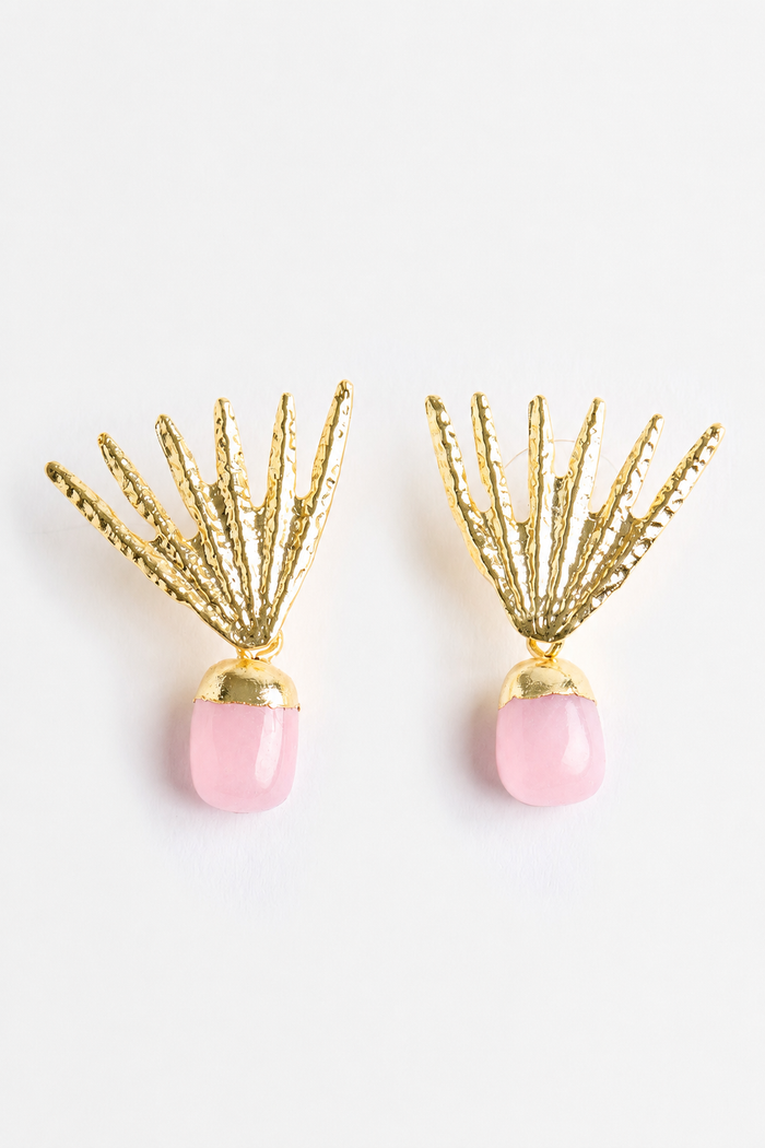 PENDIENTES LUCERO ROSA