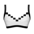 Maison Pixel Classic Pong white pixel top, front view