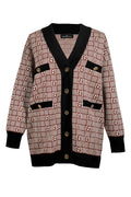 Plaid Outer - Mahogany