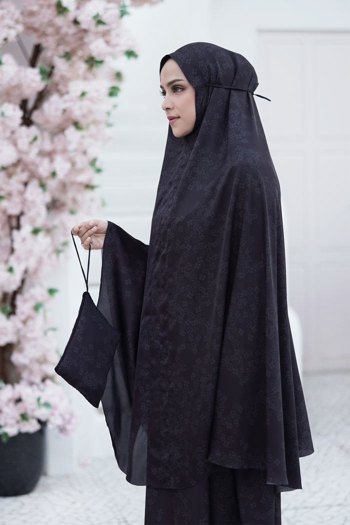 Prayer Robe Monogram Scramble Truffle