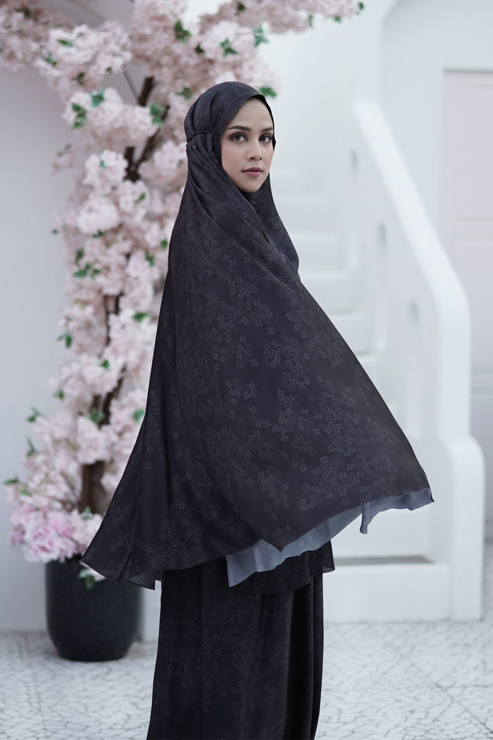 Prayer Robe Monogram Scramble Truffle