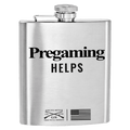 Pregaming Helps 8oz Stainless Steel Flask