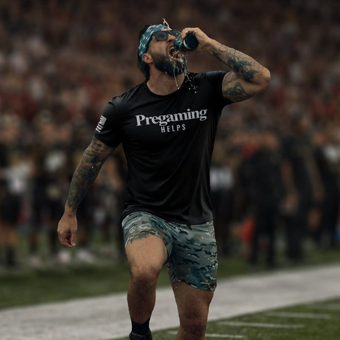 Pregaming Helps T-Shirt - Black
