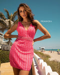 Primavera Couture Short Dress 3505