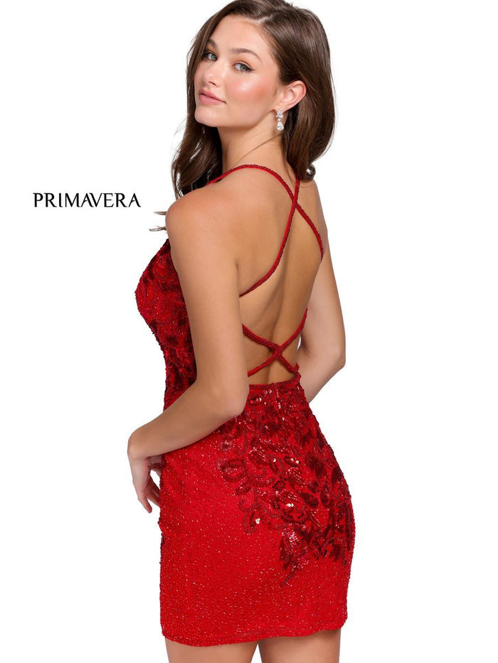 Primavera Couture Short Dress 3516