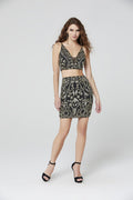 Primavera Couture Short Dress 3550