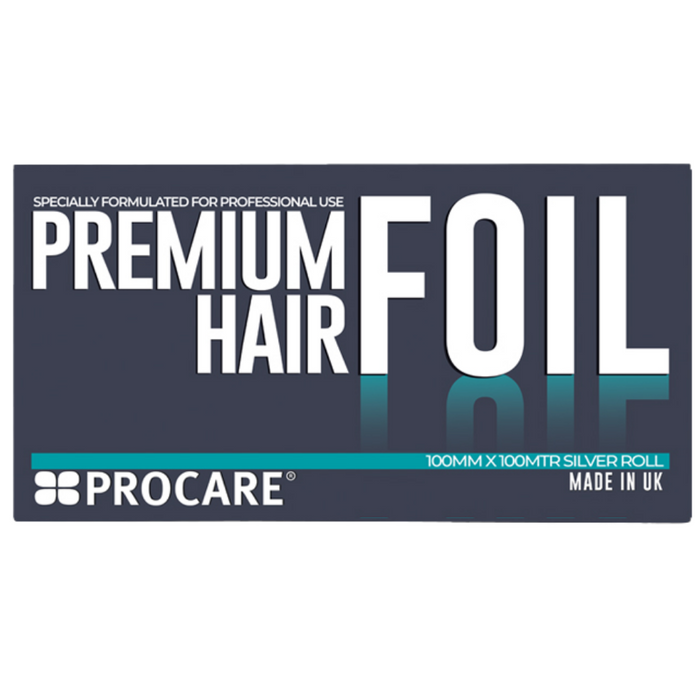 Procare Premium Silver Hair Foil 100mm x 100mtr