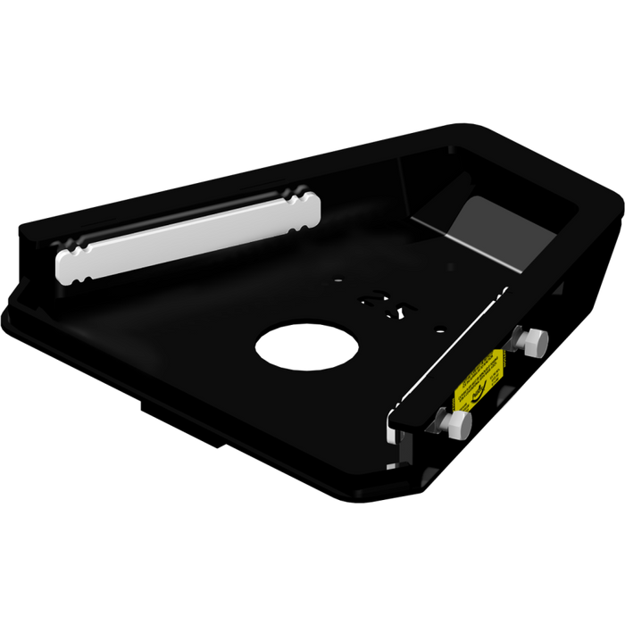 Black Metal PullRite Quick Connect Capture Plate 331725 - Top View | United RV Parts