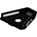 Black Metal PullRite Quick Connect Capture Plate 331725 - Top View | United RV Parts