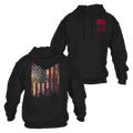 Red Blood Blue Collar® Hoodie - Black