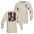 Grunt Style Red Blood Blue Collar™ Long Sleeve - Sand ls tees