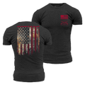 Red Blood Blue Collar Patriotic Shirt