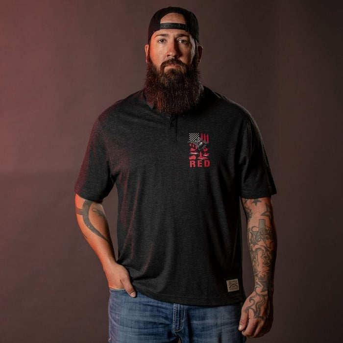 Grunt Style RED Friday Cruiser Polo - Heather Black other tops