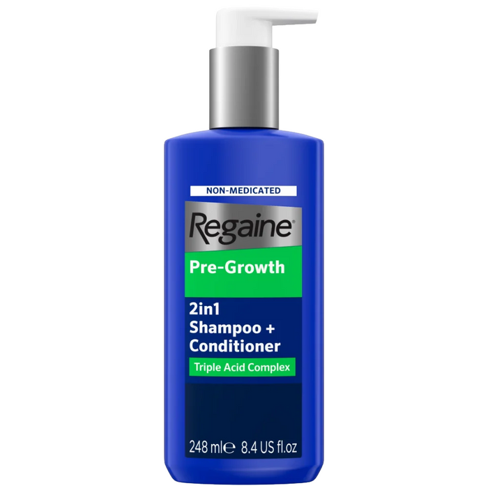 Regaine For Men 5% Extra Strength Regrowth Foam & 2-In-1 Shampoo & Conditioner Twin