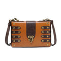 Retro Punk Mini Trunk Rivet Latch Crossbody Bag