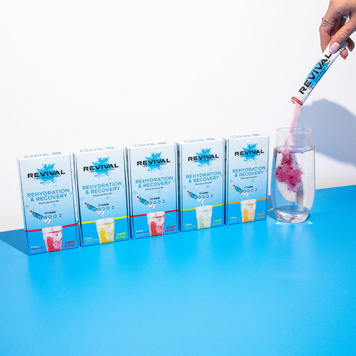 Revival Wild Cherry Rehydration & Recovery Electrolyte Drink Mix x6