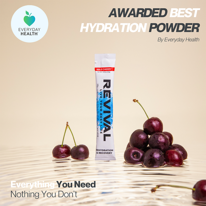 Revival Wild Cherry Rehydration & Recovery Electrolyte Drink Mix x6