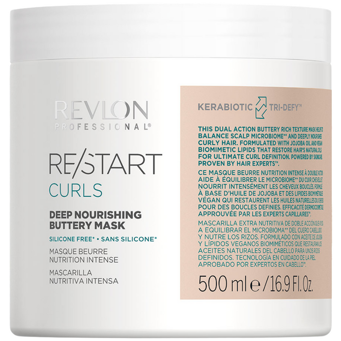 Revlon Professional Restart Curls Deep Nourishing Buttery Hair Mask 500ml