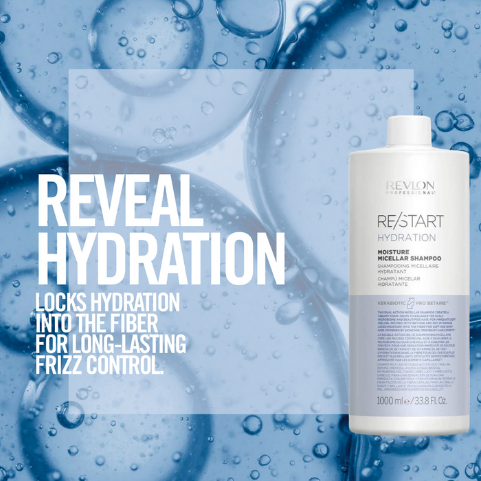 Revlon Professional Restart Hydration Moisture Micellar Shampoo 1000ml