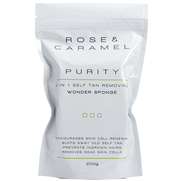 Rose & Caramel Purity 2-in-1 Tan Removing Wonder Sponge 200g