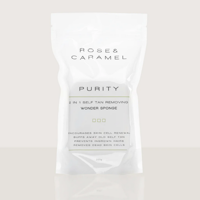 Rose & Caramel Purity 2-in-1 Tan Removing Wonder Sponge 200g