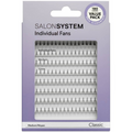 Salon System Individual Fans Lashes Value Pack Classic Medium Black