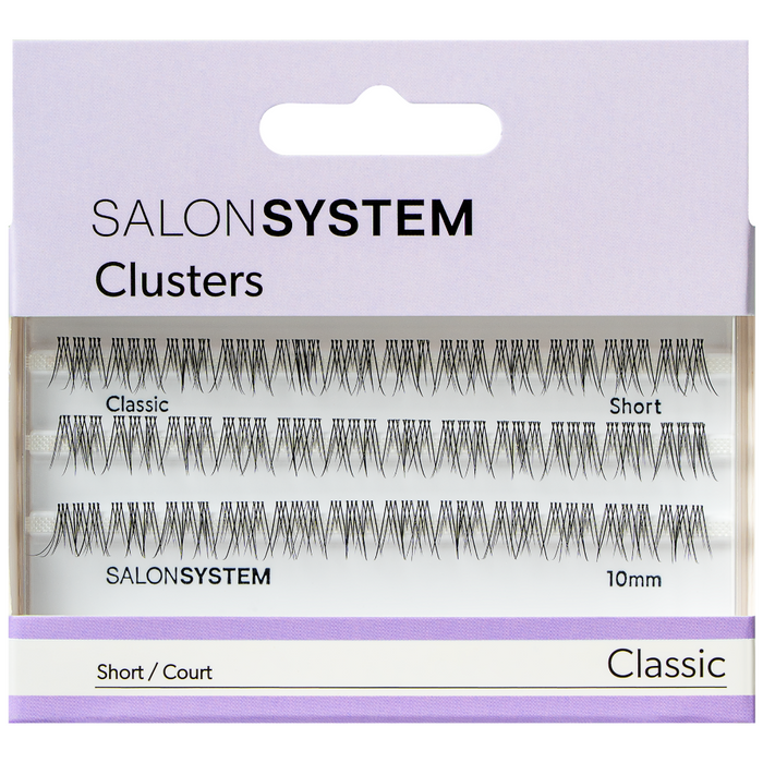 Salon System Individual Lashes Black Classic Short