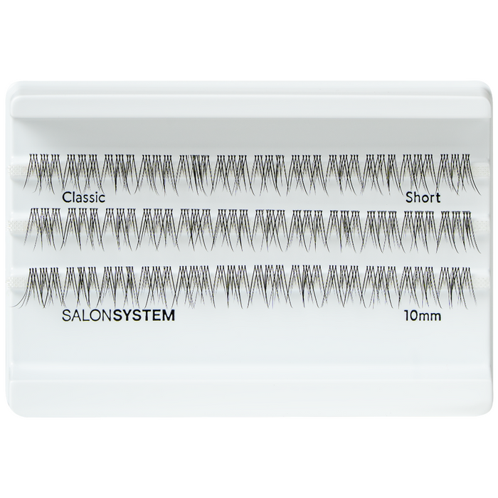 Salon System Individual Lashes Black Classic Short