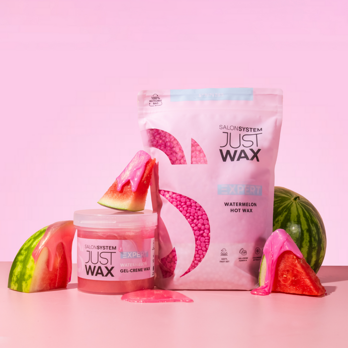 Salon System Just Wax Expert Strip Watermelon Gel Creme Wax 425g