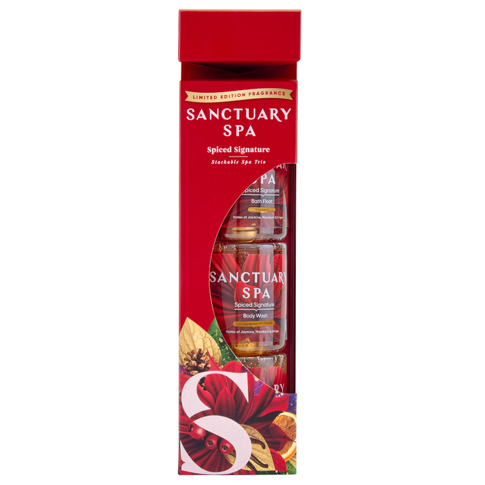 Sanctuary Spa Spiced Signature Stackable Spa Trio Gift Set