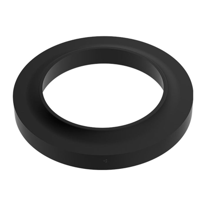 Black Rubber Toilet Flange Seal - Top View | United RV Parts