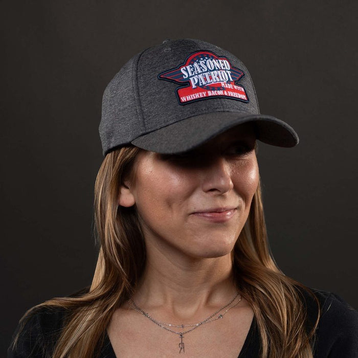 Grunt Style Seasoned Patriot Stretch Fit Hat - Gray