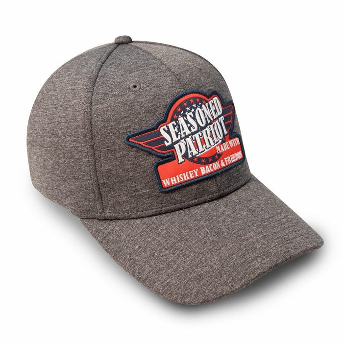 Grunt Style Seasoned Patriot Stretch Fit Hat - Gray