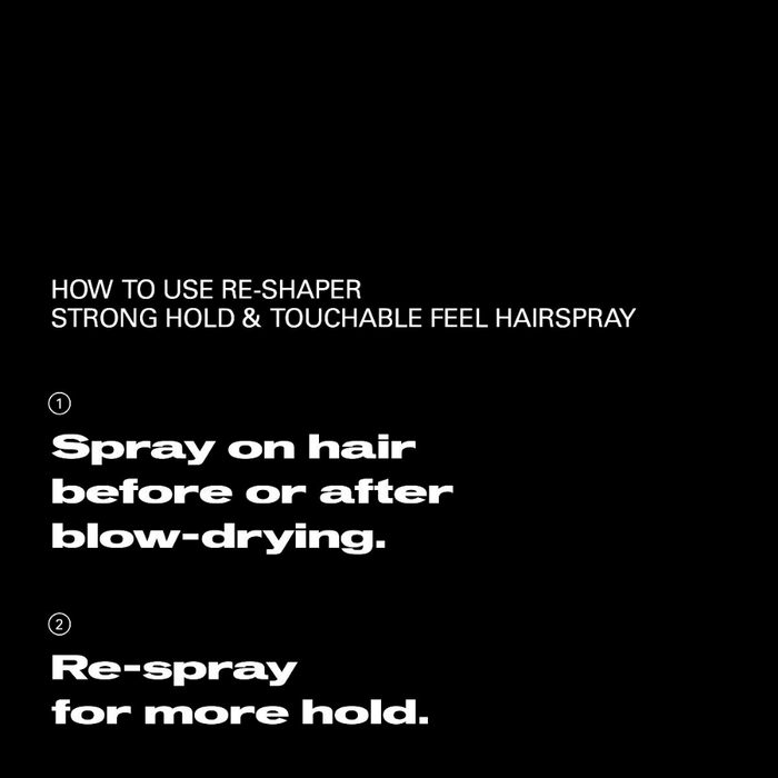 Sebastian Professional Reshaper Strong Hold & Touchable Feel Hairspray 300ml