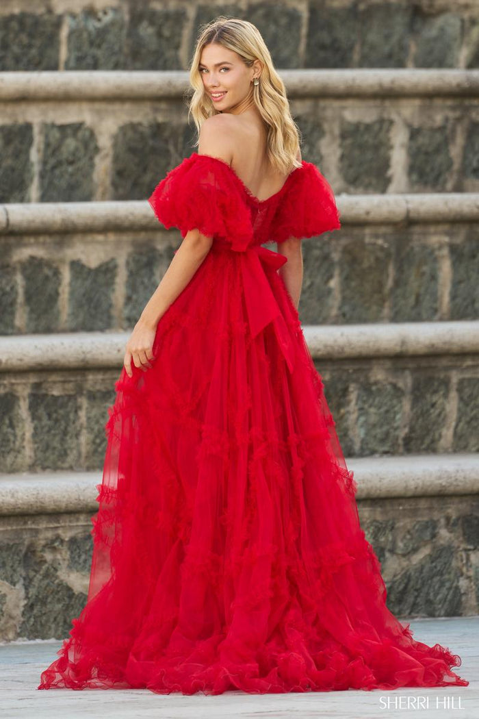 Sherri Hill Off The Shoulder Dress 55558