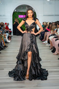 Sherri Hill Satin A-Line Prom Dress 56057
