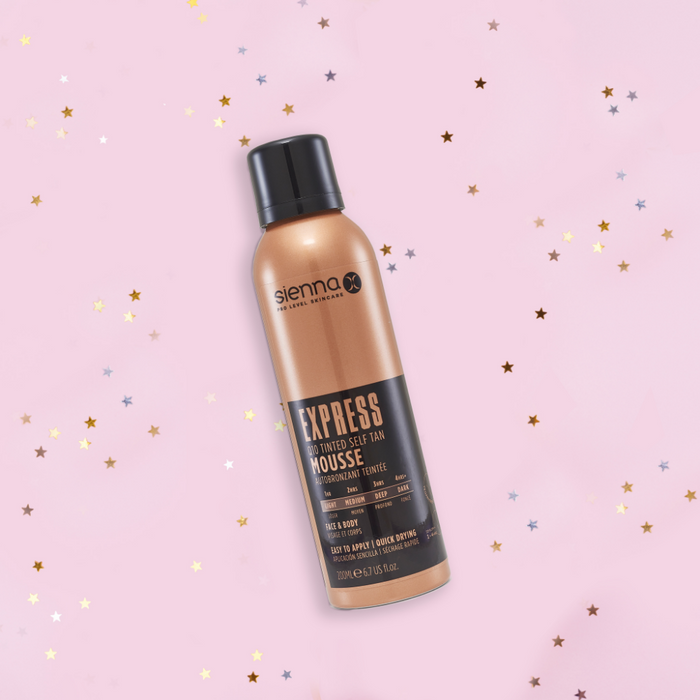 Sienna X Q10 Express Tinted Self Tan Mousse 200ml