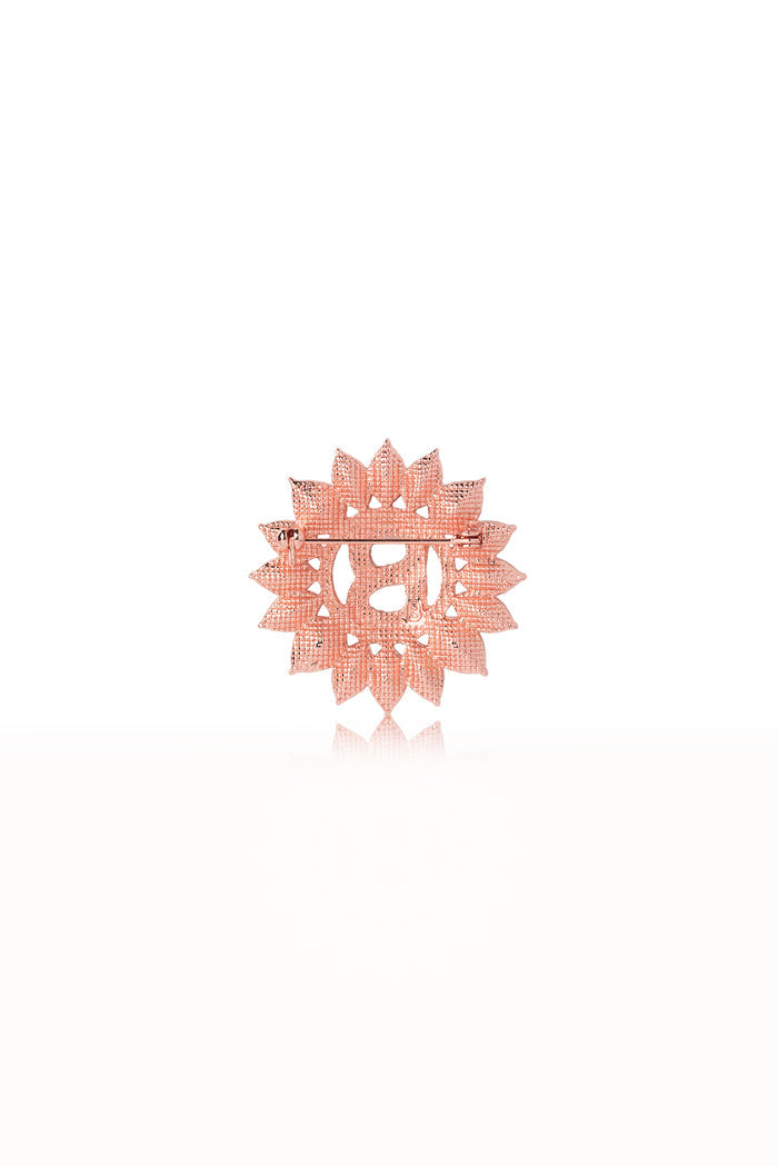 Siera Brooch - Rose Gold