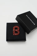 Signature Beaded Brooch - Bricks
