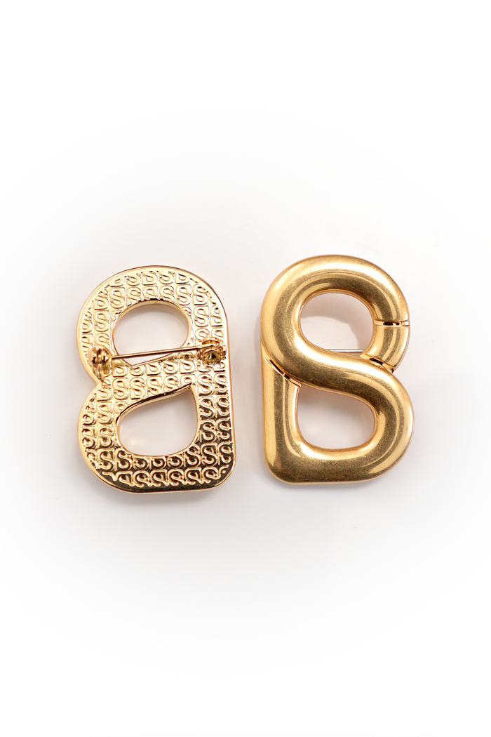 Signature Everyday Brooch - Matte Gold