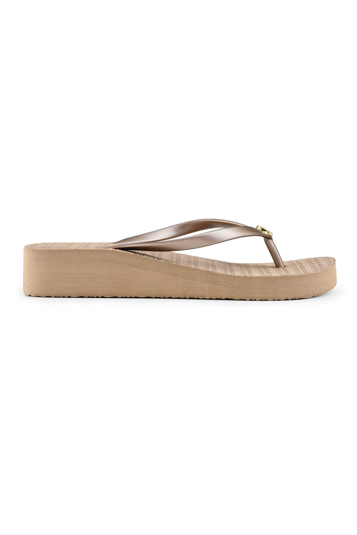 Signature Flatform Flip Flop - Latte