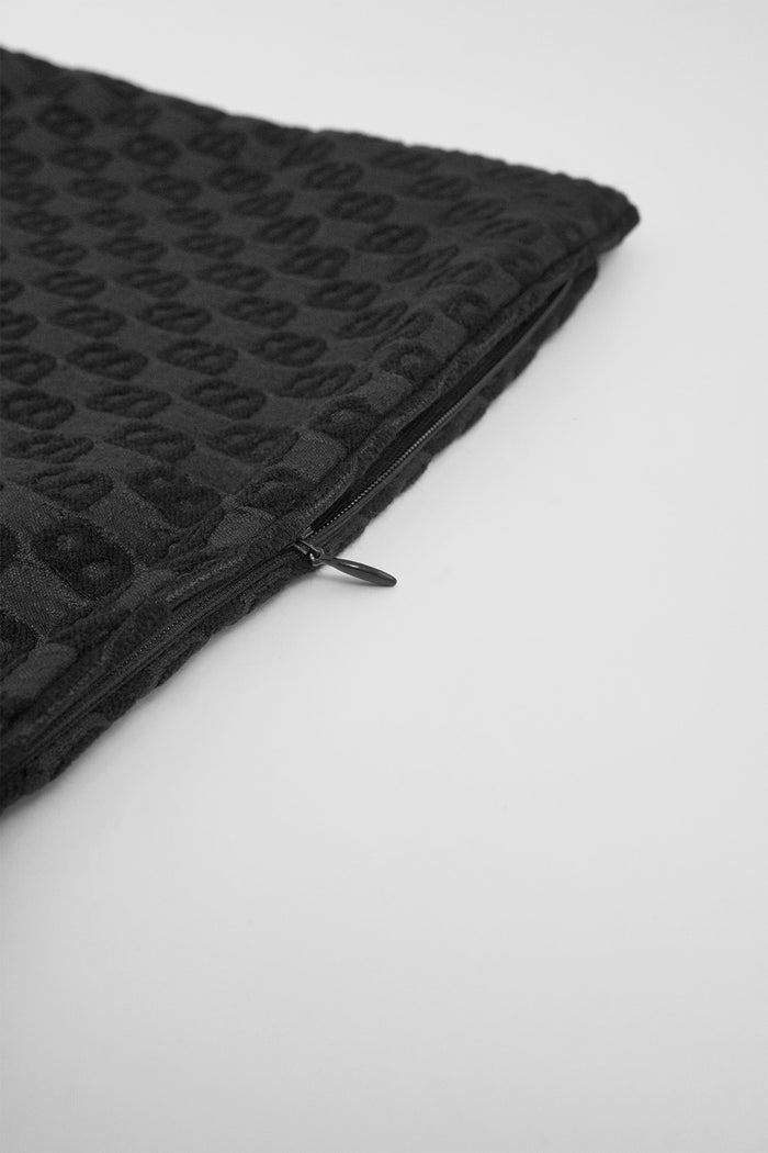 Signature Jacquard Cushion Cover 40cm - Black