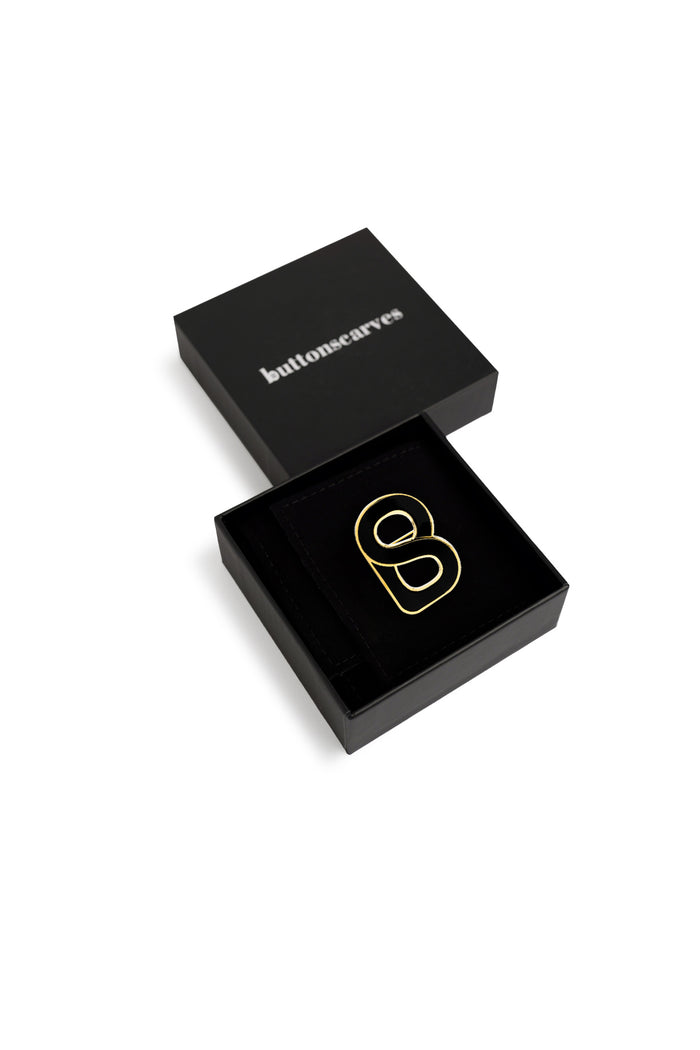 Signature Kala Brooch - Black